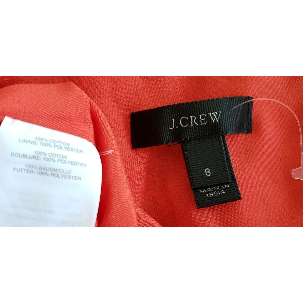 J CREW one shoulder ruffle eyelet top blouse - Picture 4 of 5